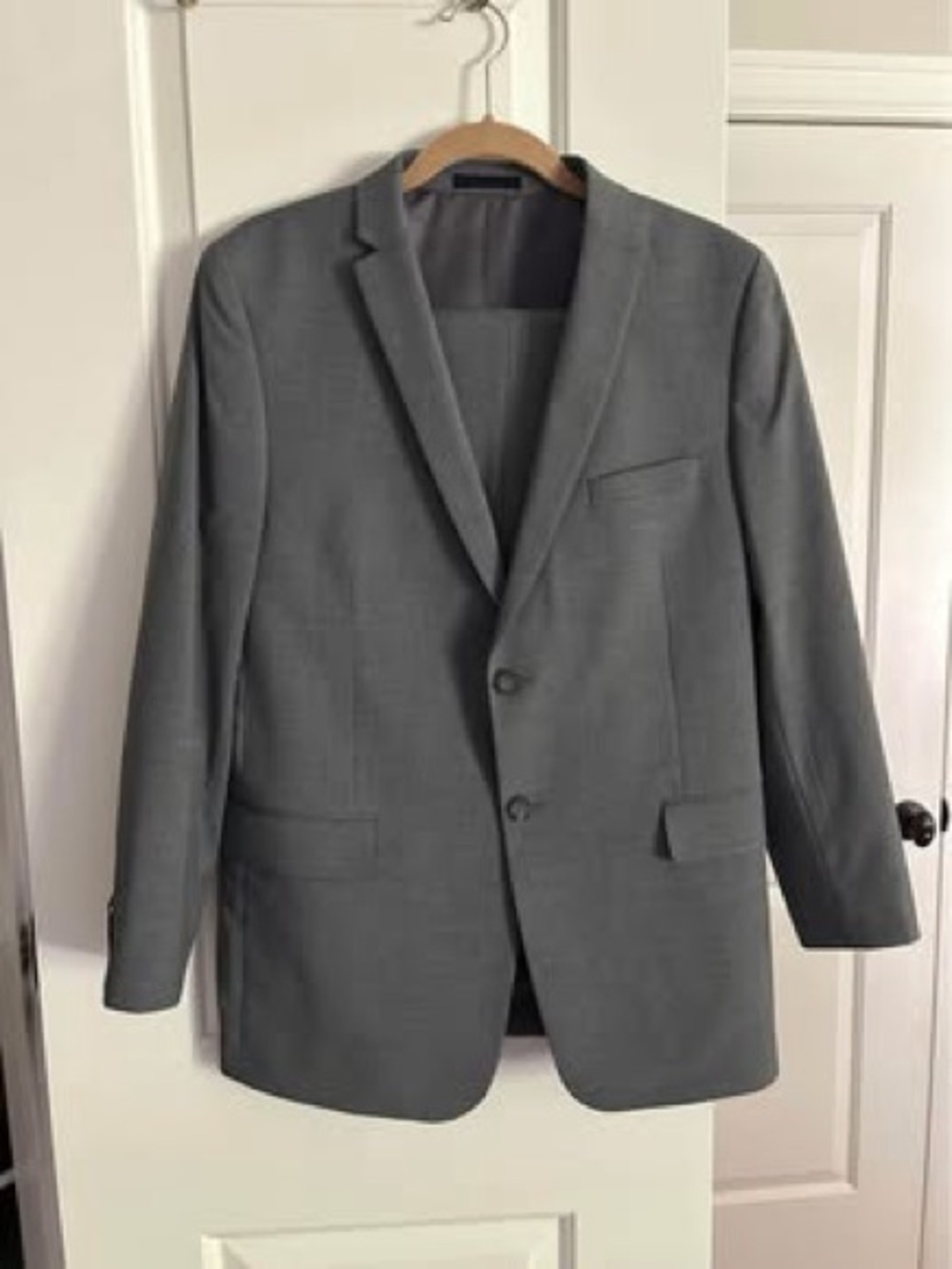 Teen Gray Suit Marc New York Skinny